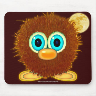 Twingle the Cute Wuzzy Butt & Moon, Kids Mousepad