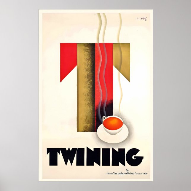 Twining Tea Coffee Beverage Drinks Kitchen Food Poster (Front)