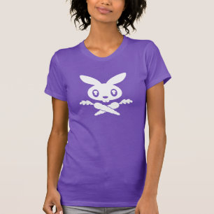 Twink Bunny Skull Ladies T-Shirt