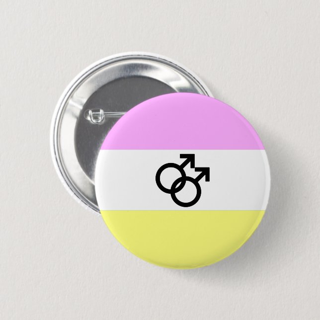 Twink Pride Flag 6 Cm Round Badge (Front & Back)