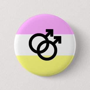 Twink Pride Flag 6 Cm Round Badge