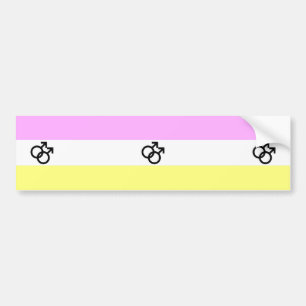 Twink Pride Flag Bumper Sticker