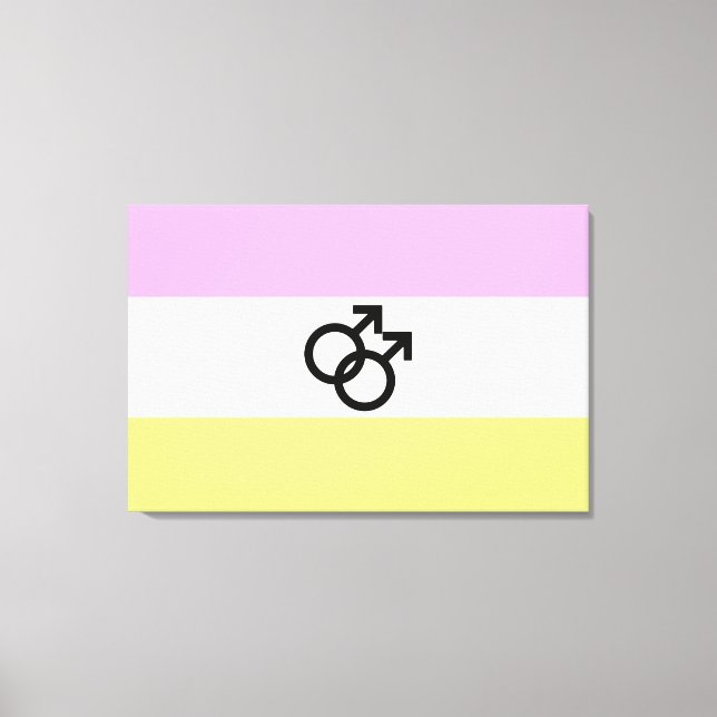 Twink Pride Flag Canvas Print (Front)