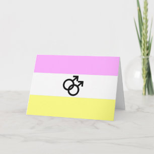 Twink Pride Flag Card