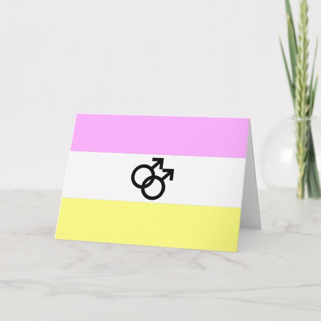 Twink Pride Flag Card (Front)