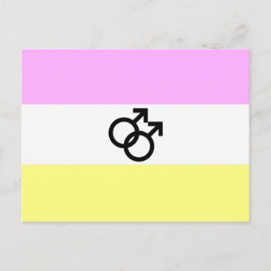 Twink Pride Flag Postcard