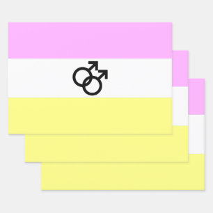Twink Pride Flag Wrapping Paper Sheet
