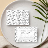 Twink Twinkle Little Star Baby Showr Book Request