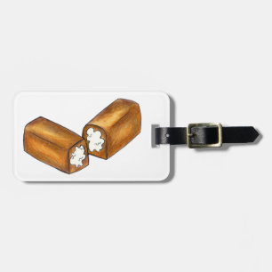 Twinkie Cream-Filled Snack Cake Junk Food Foodie Luggage Tag