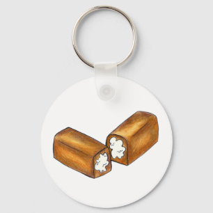 Twinkie Cream-Filled Snack Cake Junk Food Keychain