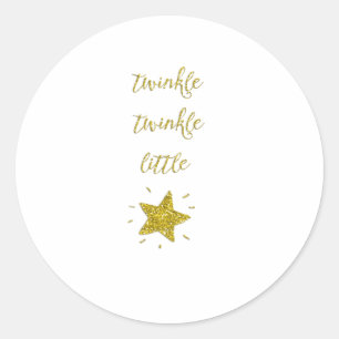 Twinkle Classic Round Sticker