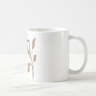 TWINKLE Gold n Silver Engraved Jewels Coffee Mug