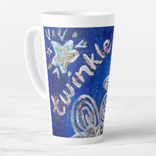 Twinkle Guardian Angel Custom Latte Cup Mug