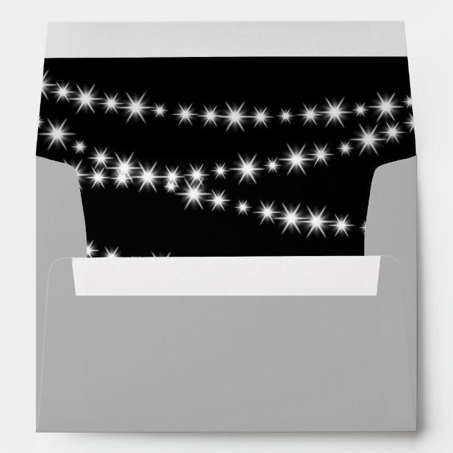 Twinkle Lights Envelope (grey) (Back (Bottom))