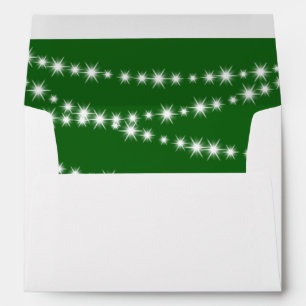 Twinkle Lights (green) Envelopes