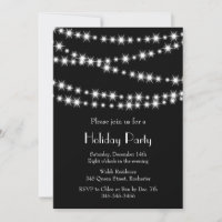 Twinkle Lights Holiday Party (black)