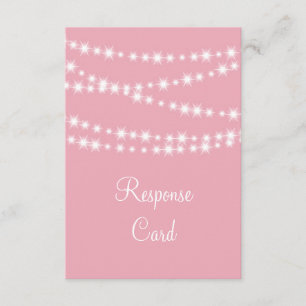 Twinkle Lights RSVP (pink)