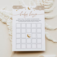 Twinkle Little Star Baby Shower Bingo Game