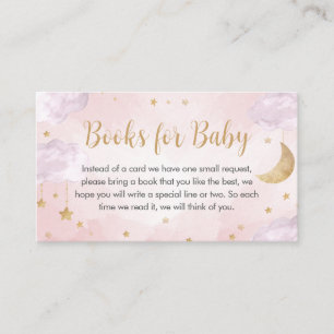 Twinkle Little Star Baby Shower Books for Baby Enclosure Card