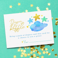 Twinkle Little Star Baby Shower Diaper Raffle