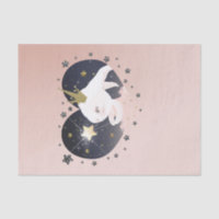 Twinkle Little Star Bunny Rabbit Peach Baby Shower