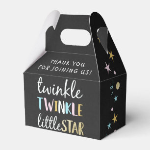 Twinkle Little Star Confetti & Chalk Baby Shower Favour Box