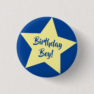 Twinkle Little Star Cute 1st Birthday Party Theme 3 Cm Round Badge
