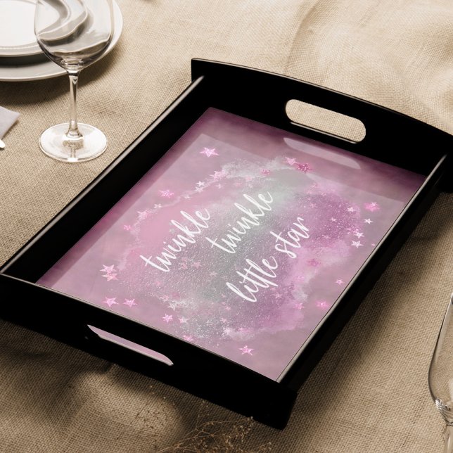 Twinkle Little Star | Dusty Mauve Pink Silver Grey Tissue Paper (Creator Uploaded)