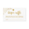 Twinkle Little Star Faux Gold Diaper Raffle Ticket