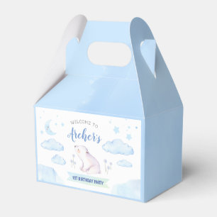 Twinkle little star favour box, boy baby shower box