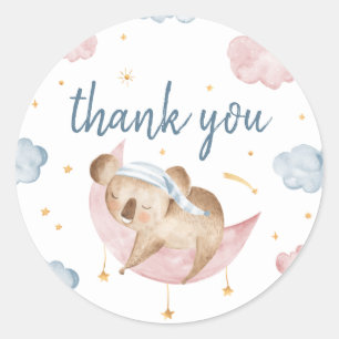 Twinkle Little Star Gender Reveal Favour Stickers