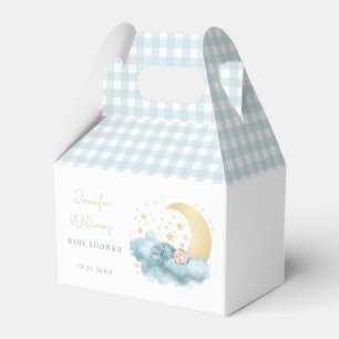 Twinkle little star gold baby boy shower favour bo box