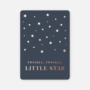 Twinkle Little Star Navy Blue Boy Baby Shower