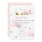 Twinkle Little Star Pink Baby Shower Invitation