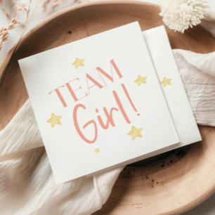 Twinkle Little Star Team Boy Blue Gender Reveal Napkin