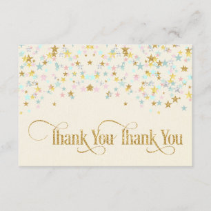 Twinkle Little Star Thank You Creme