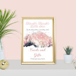Twinkle Little Star Unicorn Shower Cards and Gifts Poster<br><div class="desc">"Twinkle twinkle little star, do you know how loved you are!" Join in a celebration as the mum-to-be welcomes her little shining star to the world. You are cordially invited to a Twinkle Twinkle Little Star themed baby shower in honour of the mother-to-be and her bundle of joy. Gather under...</div>