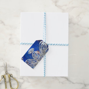 Twinkle Silver Angel Holiday Customised Gift Tags