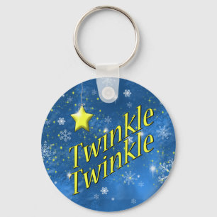 Twinkle Snowflake Key Ring