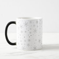 Twinkle Snowflake -Silver Grey & White-