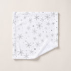 Twinkle Snowflake -Silver Grey & White-