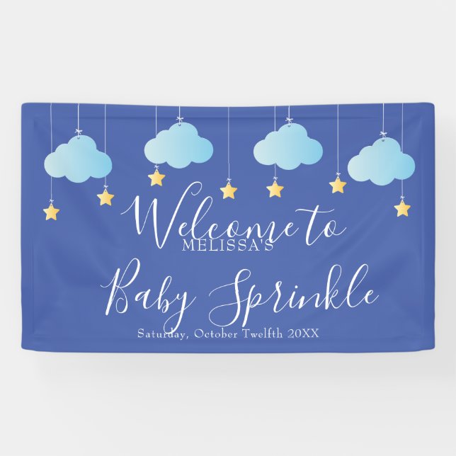 Twinkle Sprinkle Baby Shower / Sprinkle Welcome Banner (Horizontal)