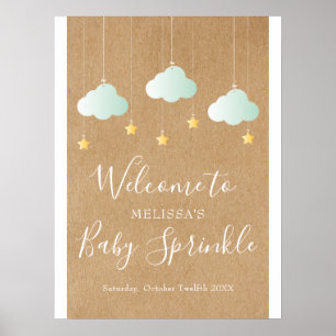 Twinkle Sprinkle Baby Shower / Sprinkle Welcome Poster