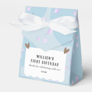 Twinkle Star And Heart Birthday Favour Box