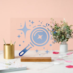 Twinkle stars, Beacon of the Limitless Digital Age Acrylic Sign