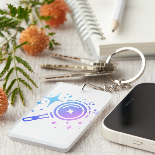 Twinkle stars, Beacon of the Limitless Digital Age Key Ring (Front Right)