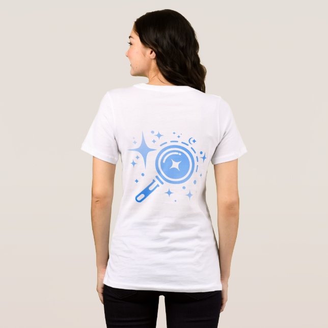 Twinkle stars, Beacon of the Limitless Digital Age Tri-Blend Shirt (Back Full)