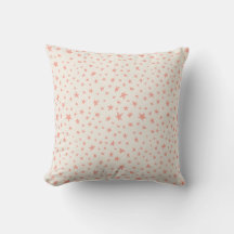 Twinkle Stars terracotta pink and cream