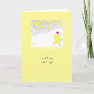 Twinkle Stars Valentine Greeting Card
