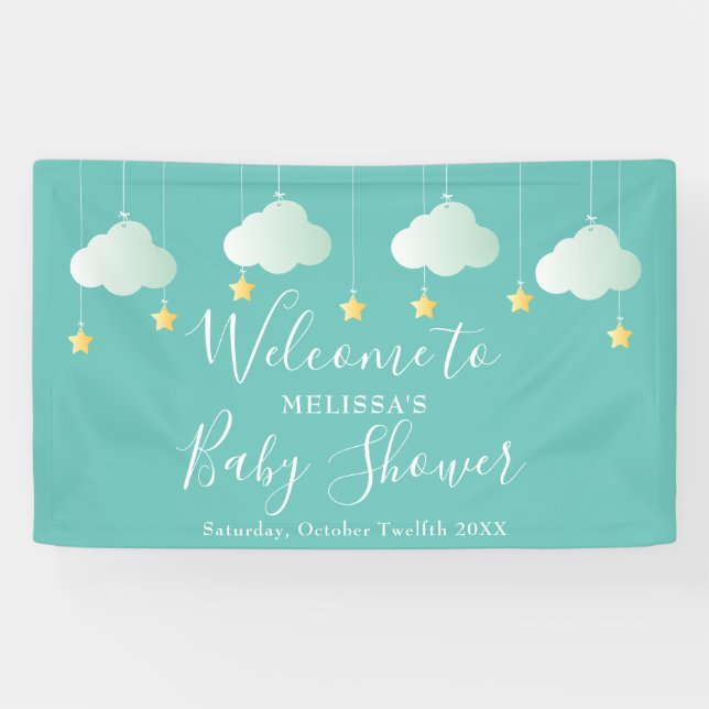 Twinkle Twinkle Baby Shower / Sprinkle Welcome Banner (Horizontal)